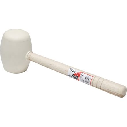 Rubi Rubberhamer Rond, Wit 500g