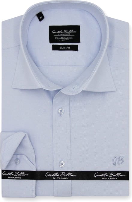 Mannen Blouse - Slim Fit - Zakelijk Effen Heren Overhemden