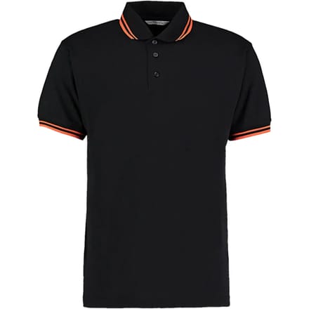 Poloshirt met contrasterende kraagrand Kustom Kit Classic Fit