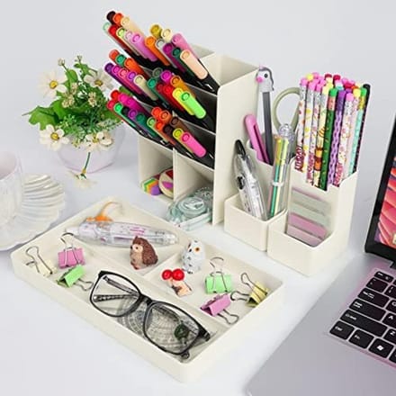 Modulaire bureaubladorganizer set van 5 delen - Opbergoplossing voor schrijfwaren en accessoires