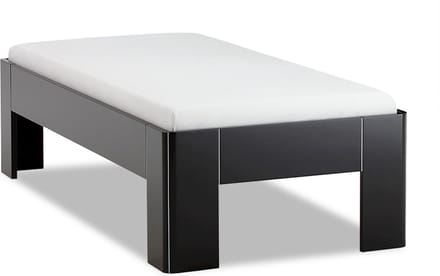 B Bright Fresh 500 Bed 90x220cm - Bedframe Zwart - Eenpersoonsbedden - Instaphoogte: 50cm