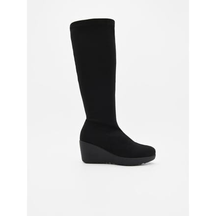 Purapiel Wedge Boot Bro2 Zwart
