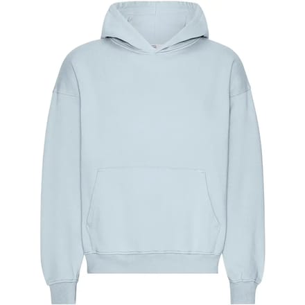 Oversized sweatshirt met capuchon Colorful Standard Organic Powder Blue