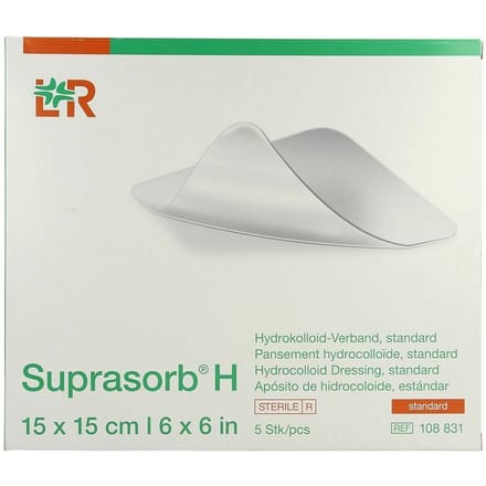 Suprasorb H Hydrocol. Standard 15x15cm 5 108831