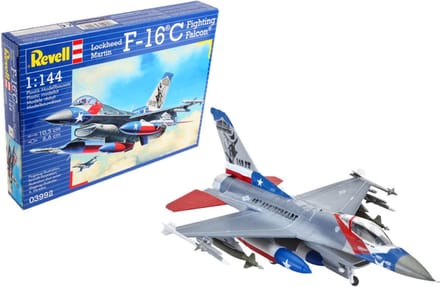 Revell Modelbouwpakket Vliegtuigen - 03992 Lockheed Martin F-16C Fighting Falcon Plastic - 1:144 - Modelbouw