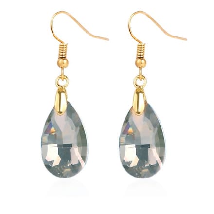 Oorbellen Waterdrop - Crystal - Grijs - Party/Feestdagen - Trending