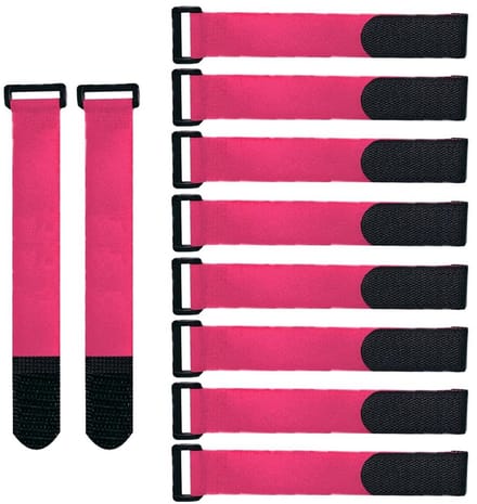 Dailygoods- Kabelbinders Herbruikbaar 20 Stuks - Verstelbaar - Nylon - Multifunctioneel - Antislip - 20 X 2 cm