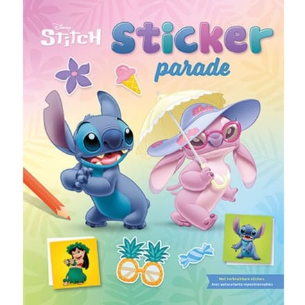 Disney Sticker Parade Stitch Educatieve boeken (spelletjes en raadsels)