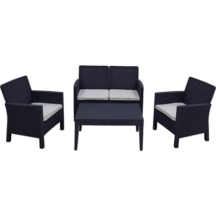Intergard Kunststof loungeset Lova (incl. kussens)
