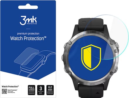 3mk Hybrid Glass Watch Protection FlexibleGlass for Garmin Fenix ??5 Plus
