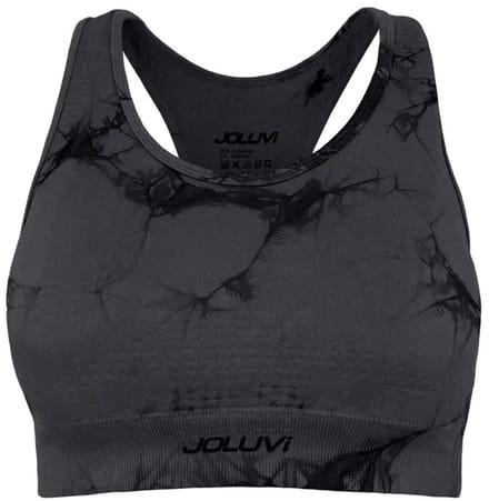 Joluvi Tie Dye Sport-top Zwart XL Vrouw