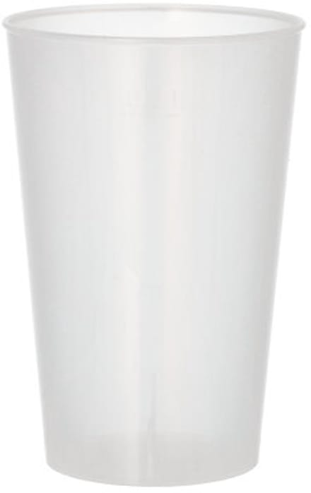 15 Drinkbekers, herbruikbaar PP 0,3 l Ø 8 cm · 11,7 cm transparant extra stabiel