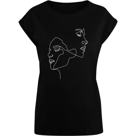 T-shirt dames Mister Tee One Line