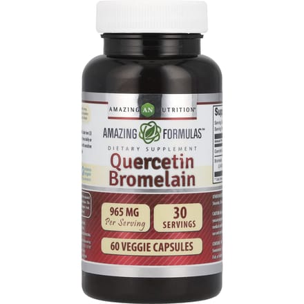 Quercetine Bromelaïne, 60 Plantaardige Capsules