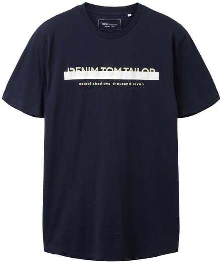 TOM TAILOR printed t-shirt Heren T-shirt - Maat M