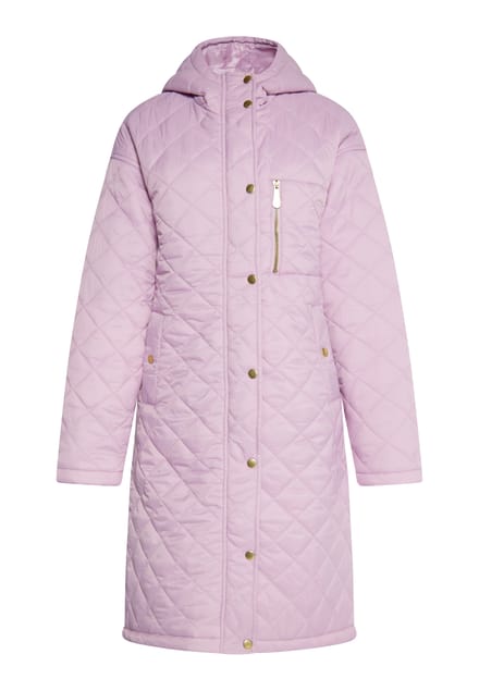Faina Lichtgewicht gewatteerde jas Dames Mauve