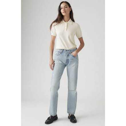 Levi's 501® Original Jeans Blue Größe: W24L32 | Straight Jeans Outlet | Damen | Blau