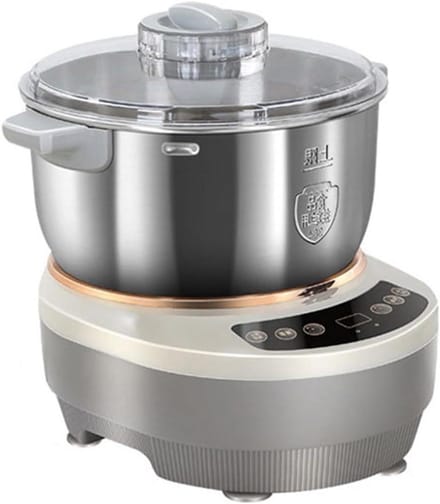 Roestvrijstalen Deegmaker - Professionele Mixer - Deeg Kneden - Fermentatiefunctie - 5L Capaciteit - Grijs