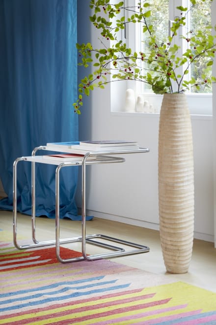 Thonet - B 97 Bijzettafel - gelakt wit - groot 34,5 x 49,5 cm