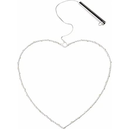 Metalen hart LED wanddecoratie voor kinderen Rex London