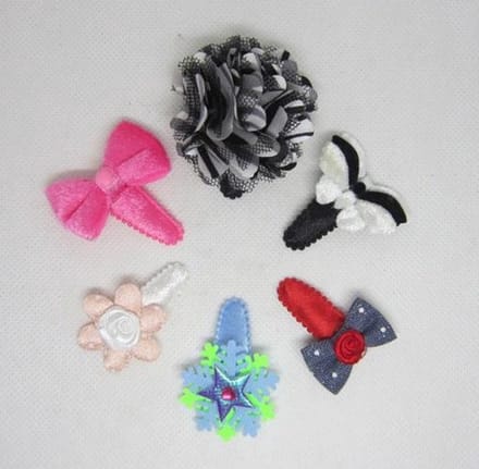 ZoeZo Design - Set van 6 - baby - peuter - haarclips - haarspeldjes - lengte circa 5 cm