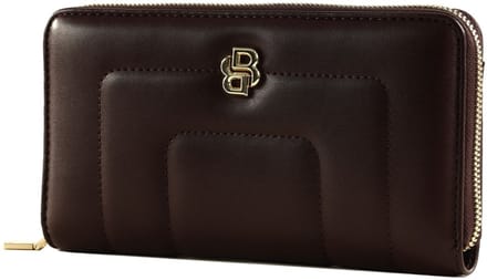 BOSS portemonnee B Icon Ziparound Wallet Open Purple donkerpaars