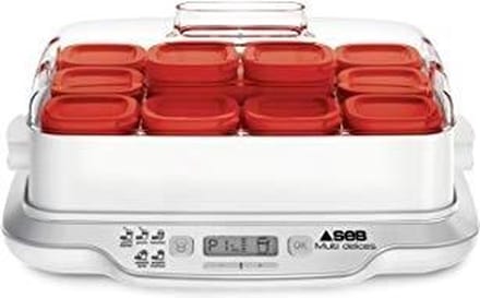 SEB YG661500 yogurt maker 1,68 l Hüttenkäse, Zuiveldessert, Yoghurt 600 W