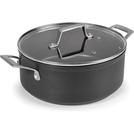 Pot met deksel van geanodiseerd aluminium Lacor