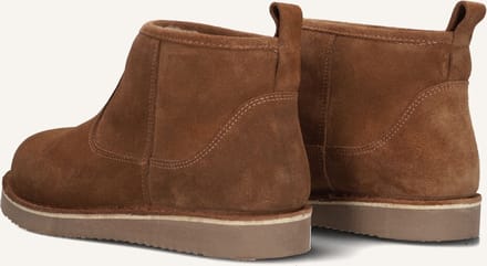 Notre-V 2204-03 Enkellaarsjes Dames - Cognac - Maat 37