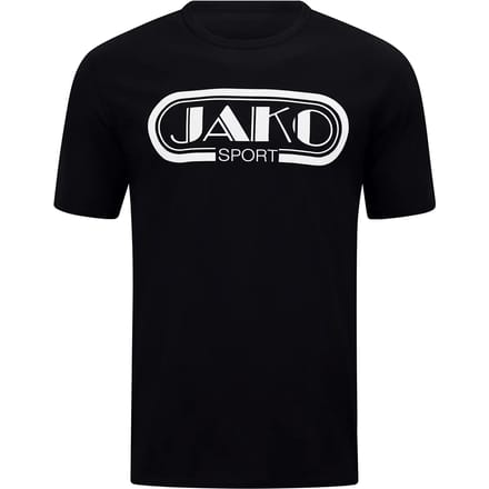 Jako Retro T-Shirt Heren - Zwart | Maat: S