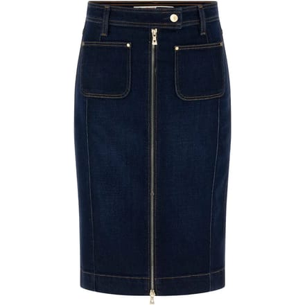 Lange denim damesrok Guess Rosita