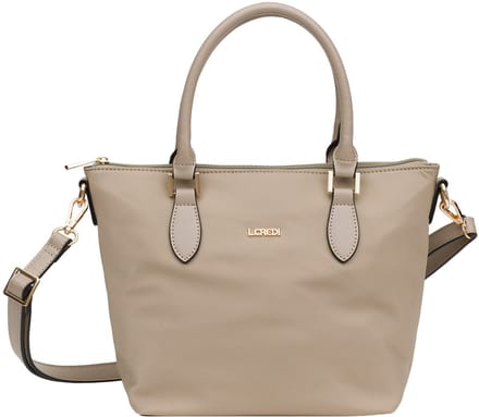L.CREDI Handtas Schoudertas Alena Hand Bag Beige Taupe