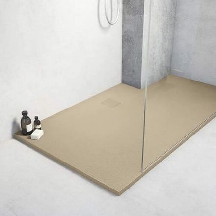 HSK marble polymer shower tray stone look 90 x 140 cm 582514004