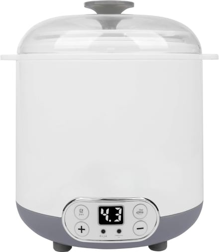 MMP® Yoghurtmaker - Yoghurtmakers - Wit en Grijs - 17cm x 20cm x 22cm