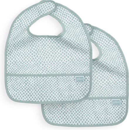 Jollein Slab Waterproof Snake - Soft Green - 2 Stuks