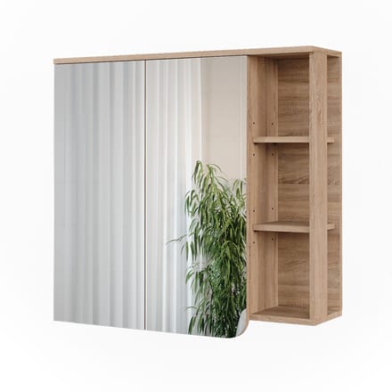 Vicco Karen Spiegelkast – 80 x 75 cm Sonoma