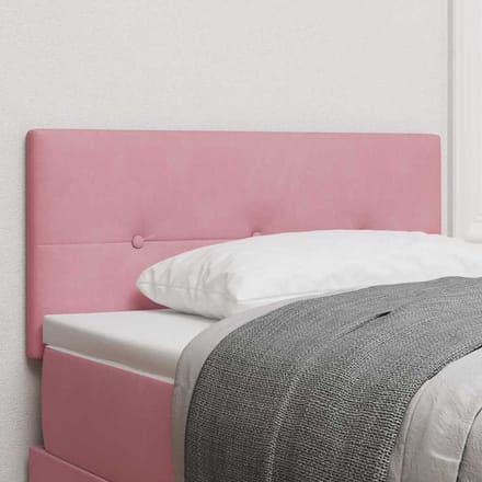 vidaXL - Hoofdbord - Roze - 80 - cm - Fluweel
