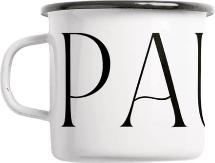Typealive Emaille mok Pauze 300ml