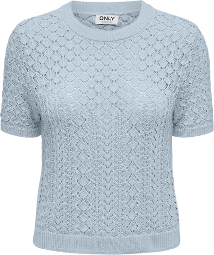 ONLY - ONLSAGA SS O-NECK KNT NOOS Dames Vest