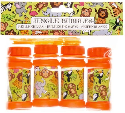 Duckiez Bellenblaas 60Ml Wilde Dieren - 4 stuks