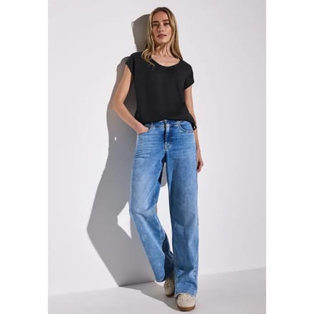 Blouse in effen kleur