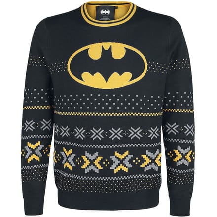 Batman Christmas jumper - Logo - S tot XXL - voor Mannen - zwart