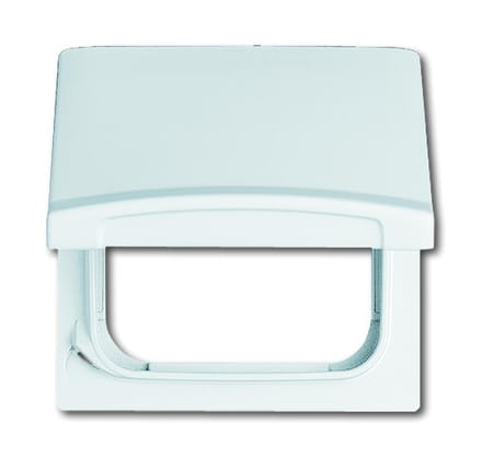 ABB Busch-Jaeger Adapterplaat Met Afdekking IP44 Alpin Wit - 2CKA001710A1860 - E3FJ9