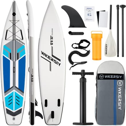 Opblaasbaar Stand Up Paddleboard SUP Board 6 Inch Dik SUP Surfplank Surf Set met Paddleboard Surf 380cm