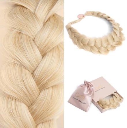 Infinity Braids - Viènne Messy Braid - Haarband - Haarband Dames - Haarbanden - Haarband Meisje - Viènne Shimmer Ale