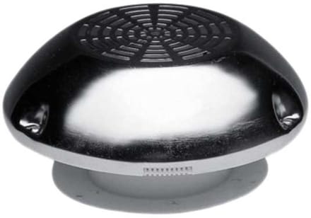 Plastimo Roestvrij Staal Ventilator Met Afdekking Zwart 197 x 57 mm