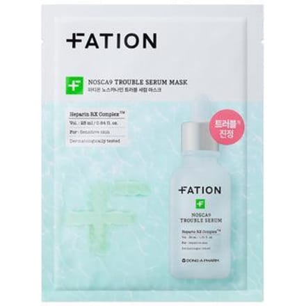 [FATION] Nosca9 Trouble Serum Mask 25ml*10EA white