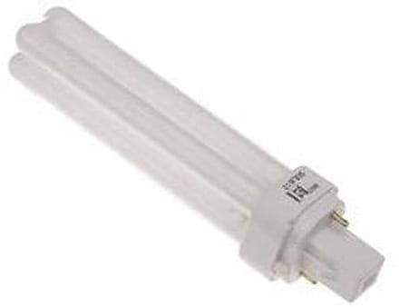 Energiebesparende lamp met 2 buizen en 2-polige aansluiting, 26 W, wit