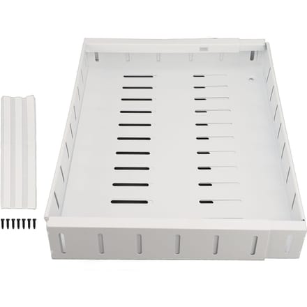 Organiseur de placard extensible et adhésif pour placard de garde-manger Blanc