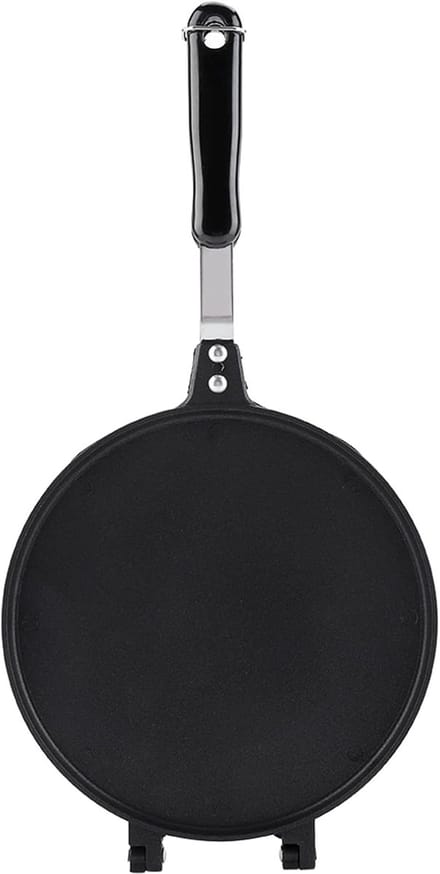 Wafelijzer Cone Maker - Rol Bakvorm - Desserts Maken - Dubbelzijdig Bakken - 43.5 cm Lengte - Zwart